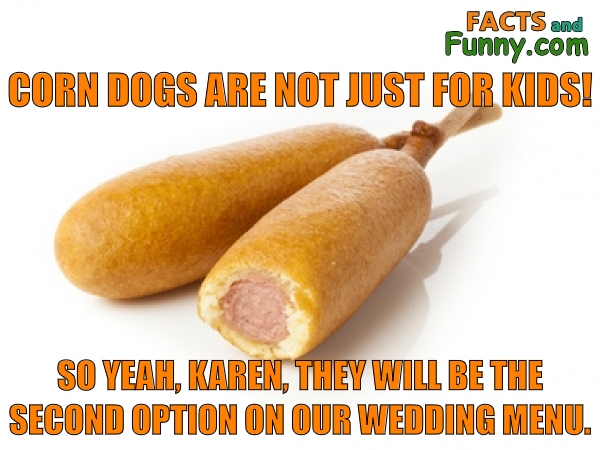 Photo about corndogs and wedding