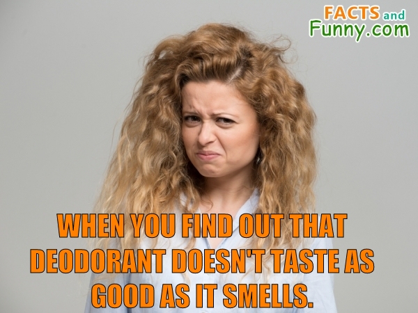 Photo about deodorant and taste
