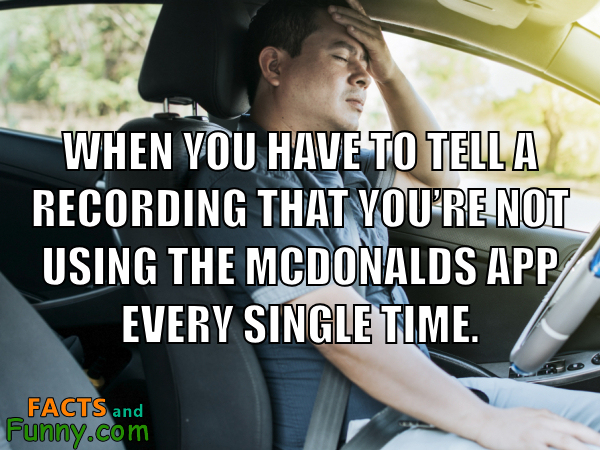 Photo about mcdonalds and car