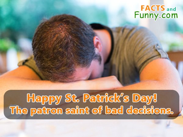 Photo about stpatricksday and drunk
