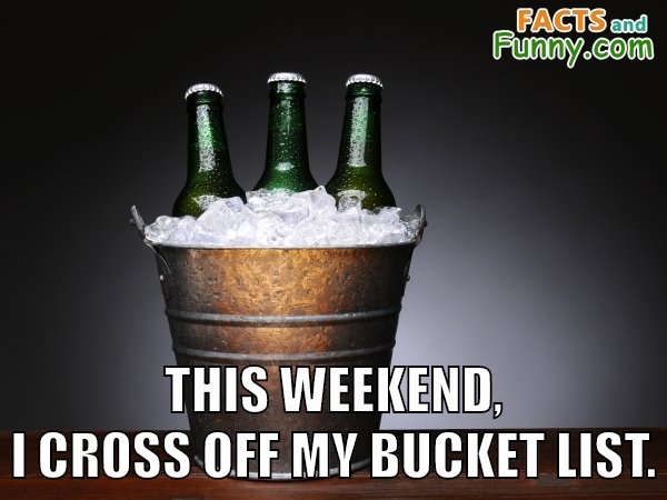 Photo about beer and bucketlist
