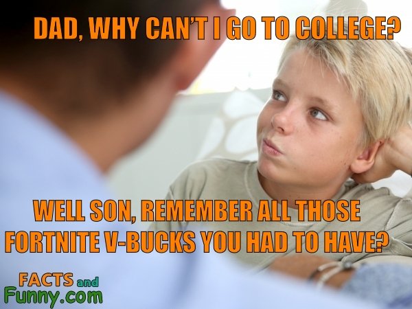 Photo about fortnite and college