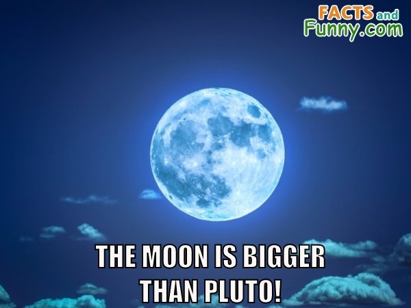 Photo about moon and pluto