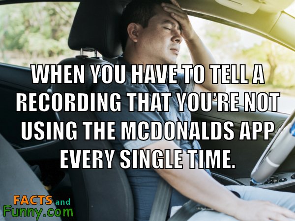 Photo about mcdonalds and car