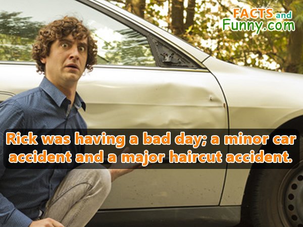 Photo about haircut and car